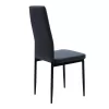 Chair Parker PU anthracite-black leg 42x48x98cm