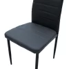 Chair Parker PU anthracite-black leg 42x48x98cm