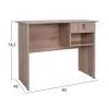 Office melamine with drawer  in sonama color 90x45x74.5