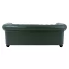 Sofa 3 Seater T. Chesterfield  PU Cypress Green 208x90x73 cm.