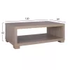 Coffee Table SALEM  Sonama oak 120x60x42H