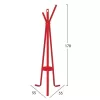 Hat/Coat Stand Wooden with 3 legs  Stan Red  55x55x170cm