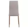 Metallic Chair Lady  Beige Fabric with metallic frame K/D 40x48x95 cm