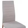 Metallic Chair Lady  Beige Fabric with metallic frame K/D 40x48x95 cm