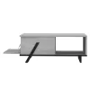 LIVING ROOM TABLE OTTO  GREY AND BLACK 110x60x33 cm.