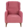 ARMCHAIR HAYES  DUSTY PINK velvet 70x83x96 cm.