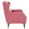 ARMCHAIR HAYES  DUSTY PINK velvet 70x83x96 cm.