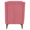 ARMCHAIR HAYES  DUSTY PINK velvet 70x83x96 cm.