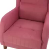 ARMCHAIR HAYES  DUSTY PINK velvet 70x83x96 cm.