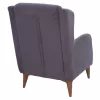 ARMCHAIR HAYES  GRAY velvet, 70x83x96 cm.