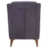 ARMCHAIR HAYES  GRAY velvet, 70x83x96 cm.