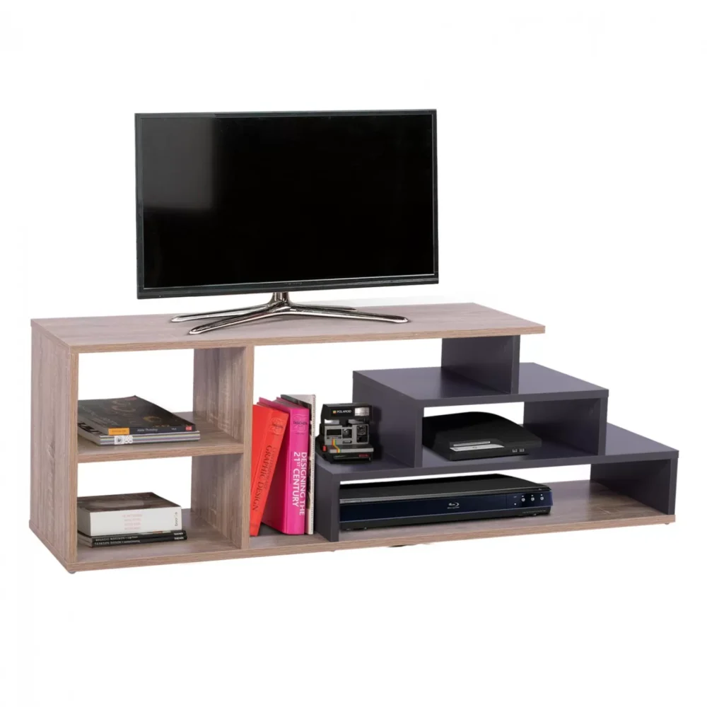 ΕΠΙΠΛΟ TV HUGH  120X29.5X39.5Y εκ. SONAMA ΓΚΡΙ