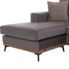 PORTOFINO corner sofa, grey, high leg