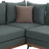 MESINA corner sofa, mint, high leg, 2pcs, right corner