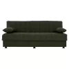 Hm3239.05 ANDRI three-seater sofa-bed, cypress green fabric