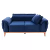 BENNINGTON, 2-SEATER SOFA-BED, BLUE