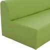 SOFA FOR KIDS  FOAM FILLINGS, PU LEATHER, LIME, 160x60x55