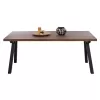 DINING TABLE ARTI  MDF TOP WALNUT VENEER METAL LEGS 180X90X75H