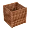 SIDE TABLE CUBE 1-PIECE MADE OF TEAK WOOD  40x40,5x40,5H cm.