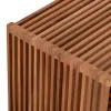 SIDE TABLE CUBE 1-PIECE MADE OF TEAK WOOD  40x40,5x40,5H cm.