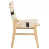 LEISURE CHAIR RUBBERWOOD AND ROPE IN NATURAL RUSTIC COLOR 50x60x88Hcm.