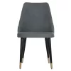 CHAIR PROFESSIONAL AGUSTIN  NUBUCK-TYPE GREY AND WOODEN LEGS 50x66x92Hcm.