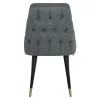 CHAIR PROFESSIONAL AGUSTIN  NUBUCK-TYPE GREY AND WOODEN LEGS 50x66x92Hcm.