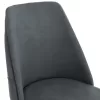 CHAIR PROFESSIONAL AGUSTIN  NUBUCK-TYPE GREY AND WOODEN LEGS 50x66x92Hcm.