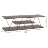 TV STAND TARS  MELAMINE OLIVE GREY 120x32x33Hcm.