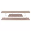 TV STAND TARS  MELAMINE SONOMA WHITE 120x32x33Hcm.