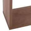 SIDE TABLE AMABELLA  WITH OPEN STORAGE SPACES MELAMINE IN NATURAL WOOD COLOR 45x17x52Hcm.