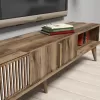 LIVING ROOM COMPOSITION  2PCS IN WALNUT-WHITE