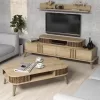 LIVING ROOM COMPOSITION  2PCS NATURAL OAK