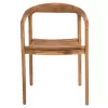 ARMCHAIR DEUS  TEAK WOOD 54x56x76Hcm.