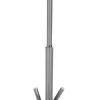 FLOOR STANDING HANGER  METALLIC IN SILVER COLOR-7 HANGING POSITIONS 41x41x176Hcm.