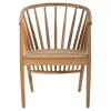 ARMCHAIR PERMAINE  TEAK WOOD-SYNTHETIC ROPE IN NATURAL COLOR 60x63x82Hcm.