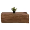 COFFEE TABLE TORANKU  SOLID TEAK TRUNK IN NATURAL