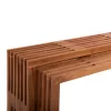 COFFEE TABLES 2PCS SET NYA  SOLID TEAK WOOD IN NATURAL 110x30x46Hcm.