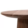 SIDE TABLE ROUND GROOT  SOLID ACACIA-NATURAL COLOR Φ45x44Hcm.