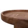 COFFEE TABLE ROUND RAJJEH  SOLID ACACIA WOOD IN NATURAL Φ50x60Hcm.