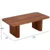 COFFEE TABLE GROOT  SOLID ACACIA WOOD IN NATURAL COLOR 120x60x40Hcm.