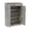 Shoe cabinet Sante 20 pairs antique anthracite 80x37x123cm