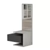 ENTRYWAY FURNITURE WITH MIRROR MEARA  MELAMINE IN SONAMA-GREY 49,1x31,3x90Hcm.