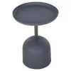 SIDE TABLE ROUND DELBEL  METAL IN DEEP BLUE Φ39,5x53,5Hcm.