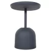 SIDE TABLE ROUND DELBEL  METAL IN DEEP BLUE Φ39,5x53,5Hcm.