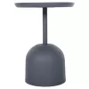 SIDE TABLE ROUND DELBEL  METAL IN DEEP BLUE Φ39,5x53,5Hcm.