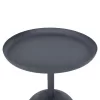 SIDE TABLE ROUND DELBEL  METAL IN DEEP BLUE Φ39,5x53,5Hcm.