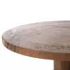 SIDE TABLE ROUND PUMBE-s  SOLID SUAR WOOD IN NATURAL COLOR Φ39,5x40Hcm.