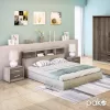 Double bed Olympus in castillo-toro colour oak 160x200