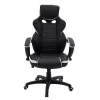 Manager office chair Garmin-Bucket PU in black-White colour